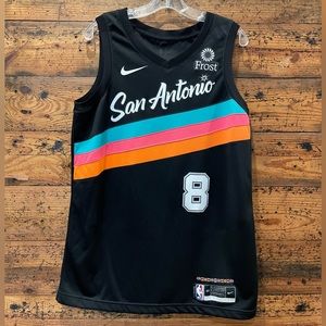 Nike NBA San Antonio Spurs Fiesta-Themed City Edition Patty Mills Jersey Size L